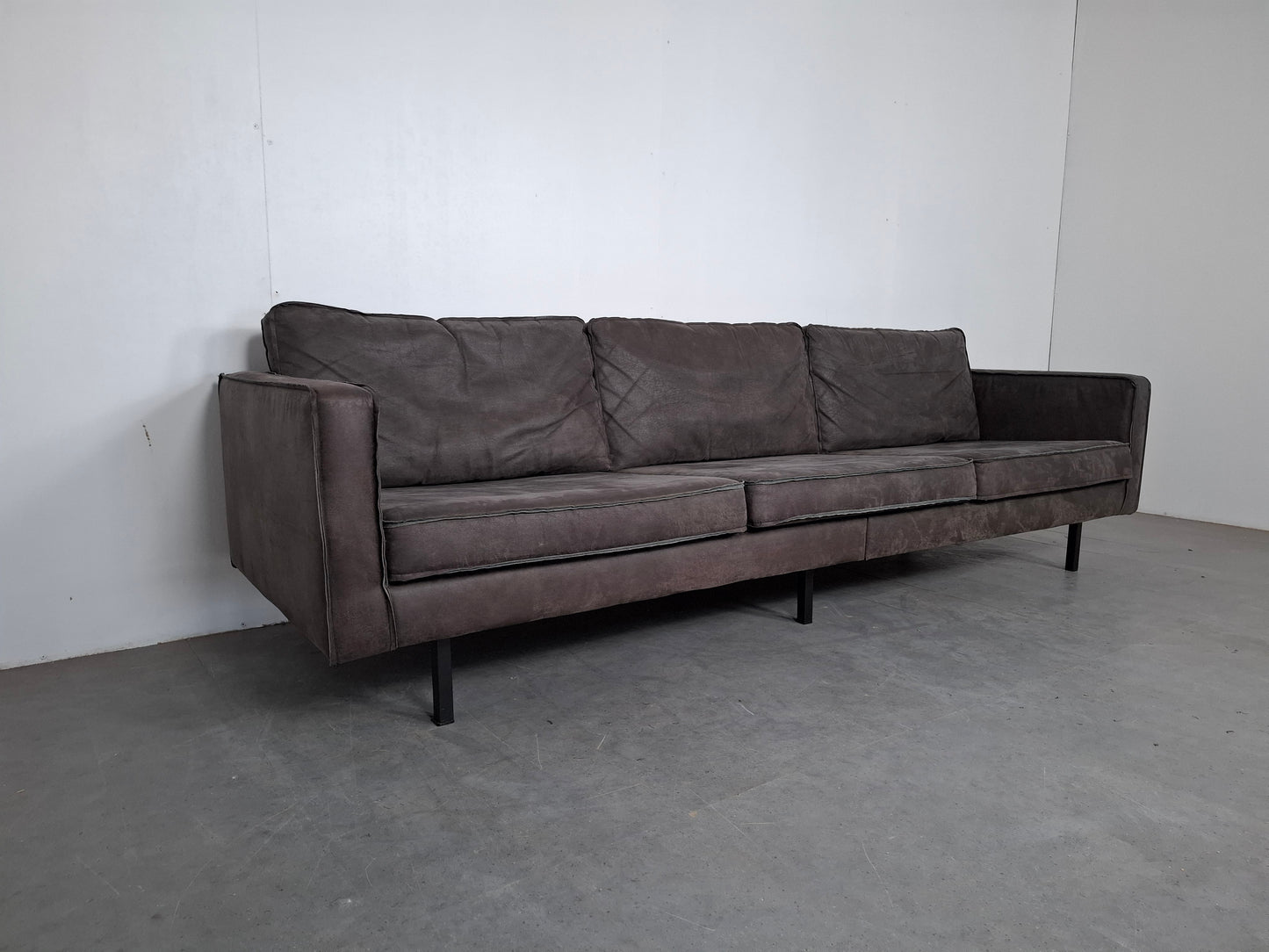 BePure Rodeo 3 zits Bank met Poef | Grijs