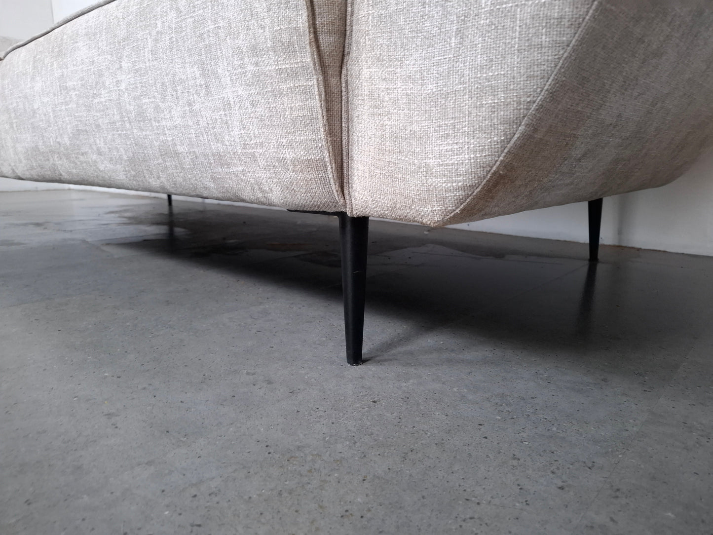 Complete set van Montel: 4 zits & 2,5 zits Bank met Hocker | Gemeleerd