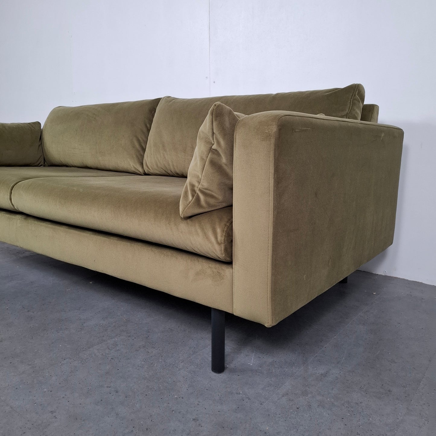 Velvet 2 zits bank | Mosgroen