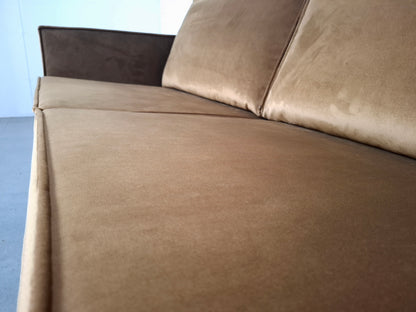 BePureHome 2 zits Bank met Hocker | Honing geel