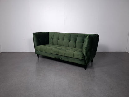 Velourse 2 zits Bank | Groen