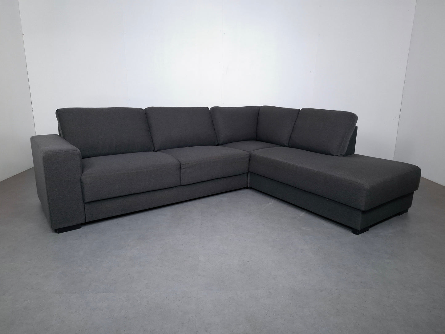 Moderne hoekbank | Antraciet