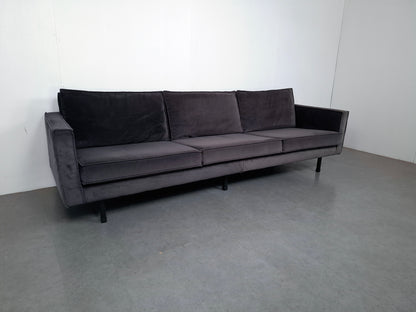 BePureHome Rodeo 3 zits velvet bank | Grijs
