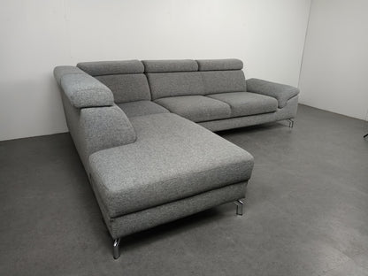 Montel Urban hoekbank | Licht grijs (gemeleerd)