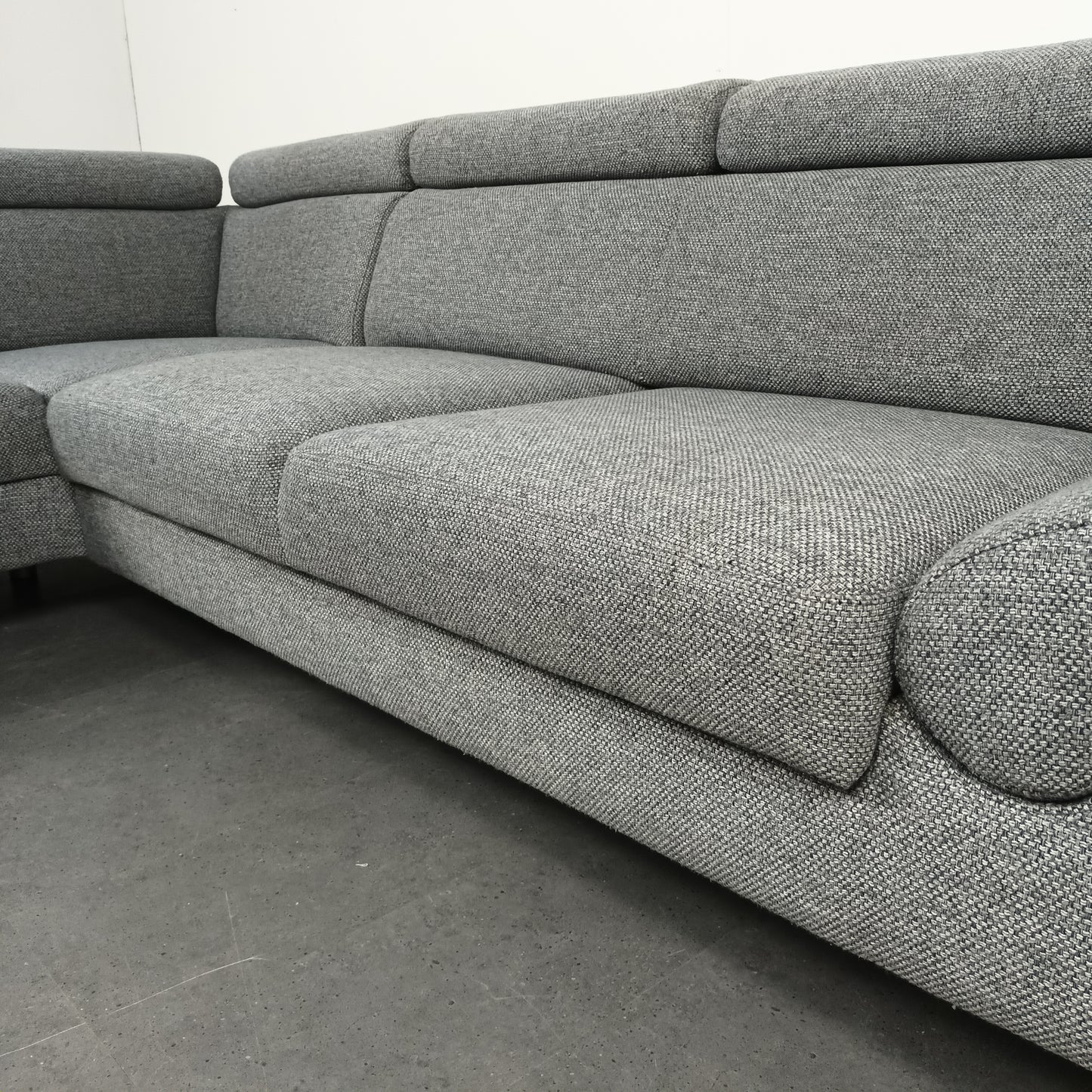 Montel Urban hoekbank | Licht grijs (gemeleerd)