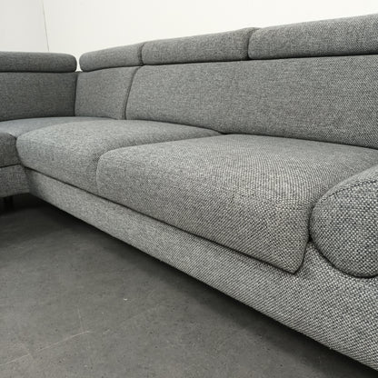 Montel Urban hoekbank | Licht grijs (gemeleerd)