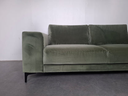 Velvet 2,5 zits Bank | Groen