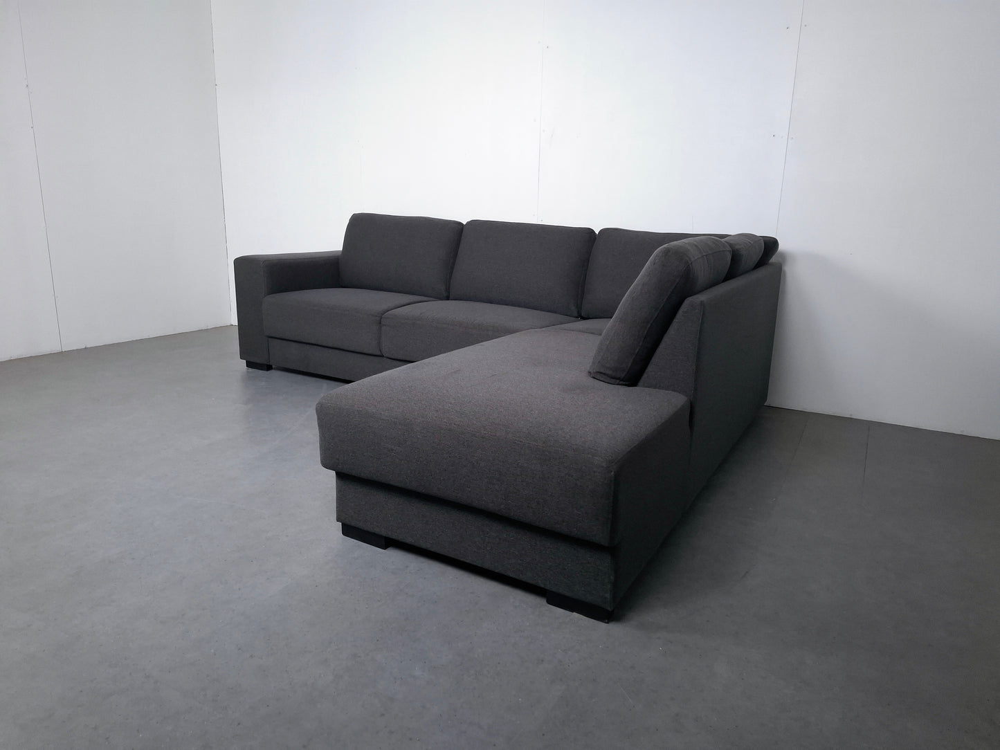 Moderne hoekbank | Antraciet