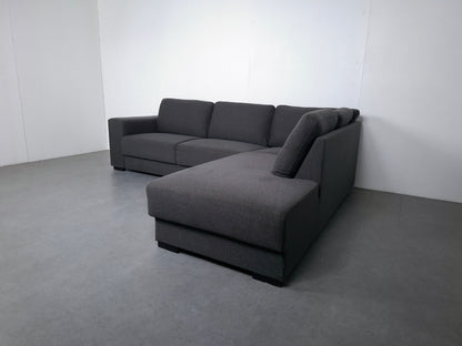 Moderne hoekbank | Antraciet